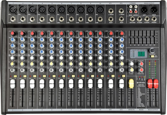 Citronic CSP-714 170.845UK Active Analog Console 14 Channels / 10 XLR Inputs