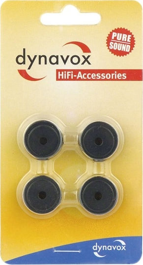 Dynavox Aluminium Mini Amortizoare pentru difuzoare 20mm Set de 4 bucăți Argintiu