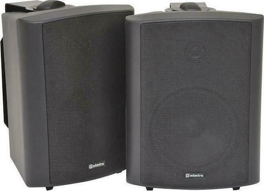 Adastra Passive Wall-mounted Speakers 60W BC6 (Pair) 28x22x22cm Black