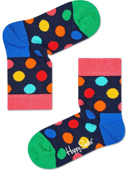 Happy Socks Παιδικές Κάλτσες Μακριές Big Dot Πολύχρωμες