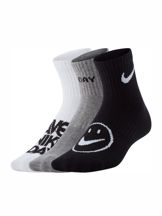 Nike Αθλητικές Παιδικές Κάλτσες Μακριές για Αγόρι 3 Pack Πολύχρωμες