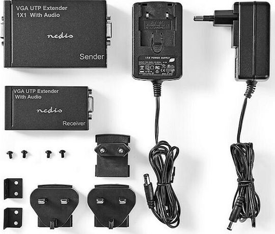 Nedis CREP5930BK VGA Audio Extender CREP5930BK