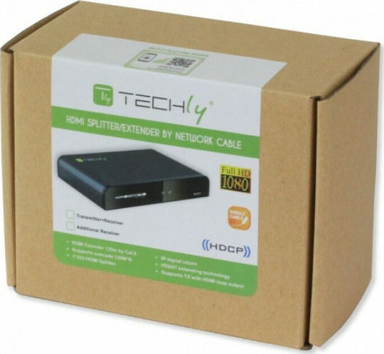 Techly IDATA EXTIP-383IRRX HDMI Extender IDATA EXTIP-383IRRX