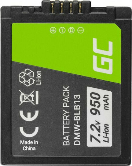 Green Cell Μπαταρία Φωτογραφικής Μηχανής DMW-BLB13 CB84 Ιόντων-Λιθίου (Li-ion) 950mAh Συμβατή με Panasonic
