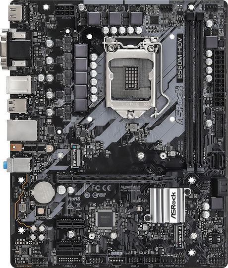 ASRock B560M-HDV Motherboard Micro ATX με Intel 1200 Socket 90-MXBF50-A0UAYZ
