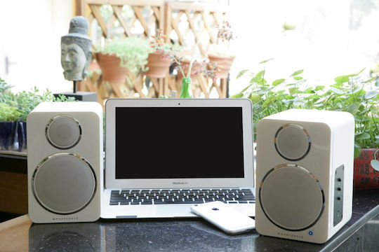 Wharfedale DS-2 Αυτοενισχυόμενα Ηχεία με Bluetooth 30W (Ζεύγος) Λευκά