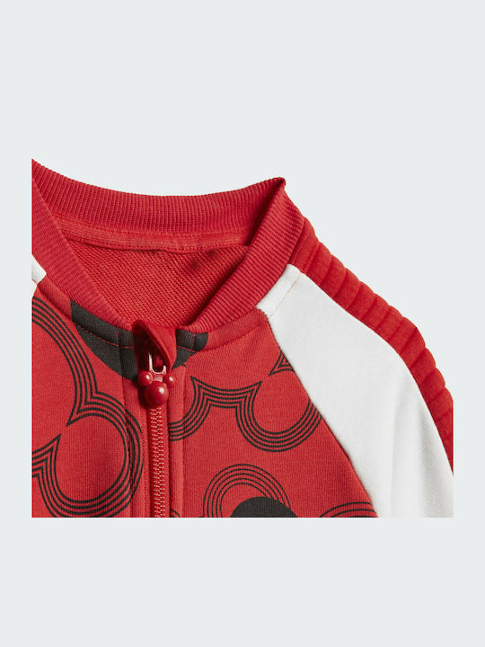 adidas Disney Mickey Mouse Σετ Φορμάκι με Αξεσουάρ Κόκκινο 2τμχ