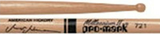 Promark Hickory Μπαγκέτες Ντραμς Signature Marco Minnemann 721 με Σχήμα Μύτης Barrel