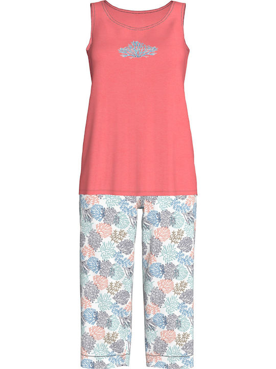 Vamp De vară Set Pijamale pentru Femei zahăr coral