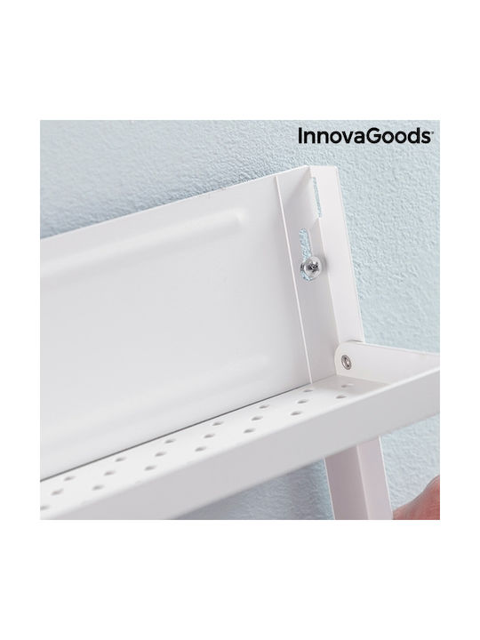 InnovaGoods Magorac Κρεμάστρα Κουζίνας Ξύλινη σε Λευκό Χρώμα 7.5x27x32cm
