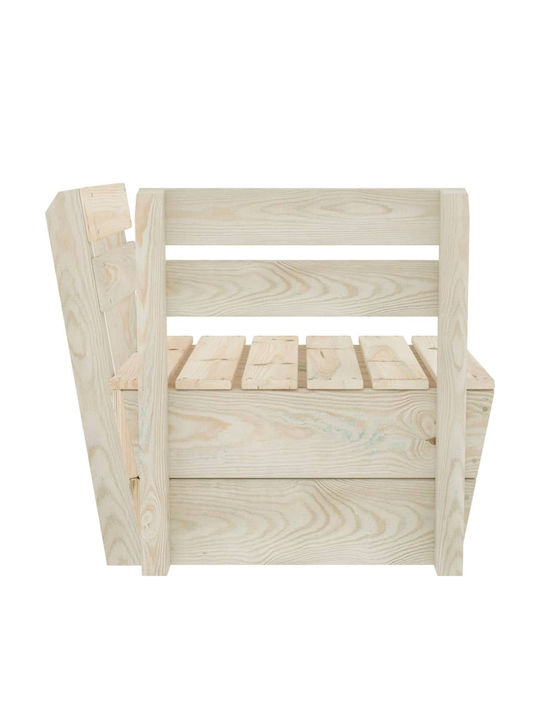 Corner Sofa Outdoor from Pallets 60x60x65cm