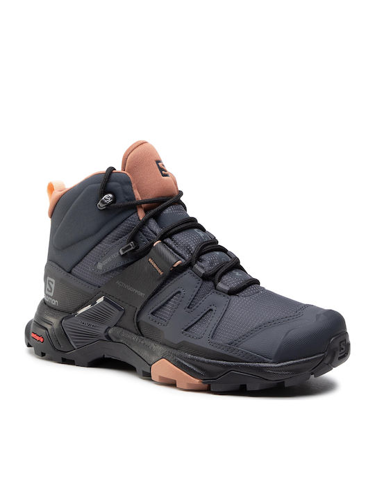 Salomon X Ultra 4 Mid GTX Γυναικεία Ορειβατικά Gore-Tex Ebony / Mocha Mousse / Almond Creame Salomon X Ultra 4 Mid GTX Γυναικεία Ορειβατικά Gore-Tex Ebony / Mocha Mousse / Almond Creame