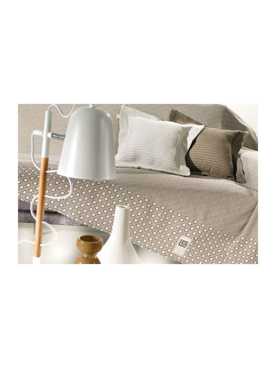 Guy Laroche Block Armchair Throw 150x180cm Mocca