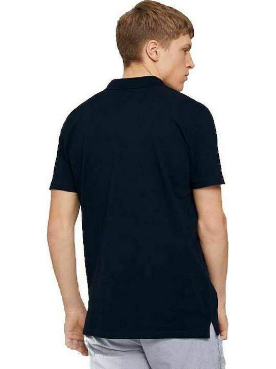 Tom Tailor Ανδρικό T-shirt Polo Navy Μπλε