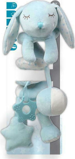 Kiokids Spiral Toy for Crib and Stroller with Teether Bunny Boy for 3++ Months