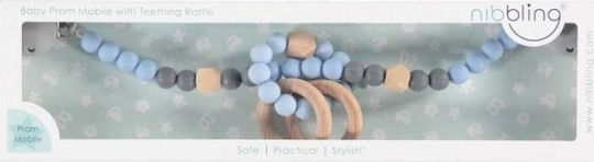 Nibbling Chain for Crib and Stroller Pram Blue for 3++ Months