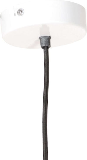 vidaXL Pendant Light White Bell with Socket E27 28.5x28cm
