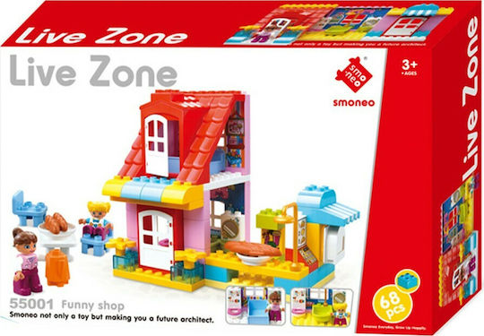Snainter Building Blocks Road Construction Set for Ages 3+ 68 Pieces