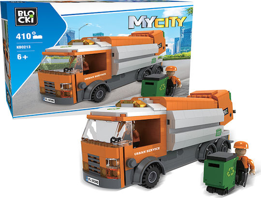 Blocki Τουβλάκια MyCity Garbage Truck για 6+ Ετών 410τμχ