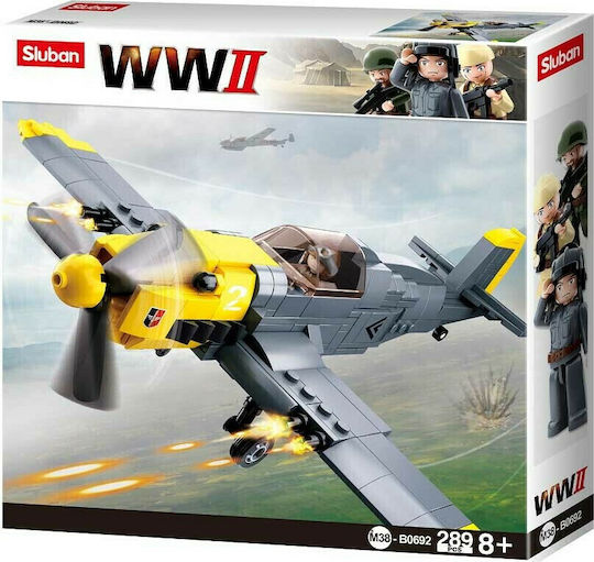 Sluban Cuburi De Construit German Fighter Pentru 8+ Ani 289 Bucăți