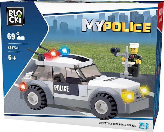 Blocki Building Blocks MyPolice Police Control for 6+ Years 69 Pieces
