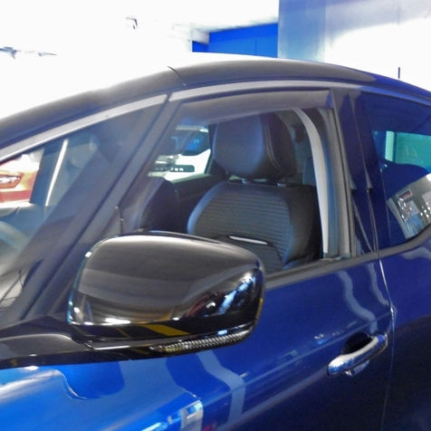 Farad Set of Windbreakers Front Car for Renault Scenic 2pcs
