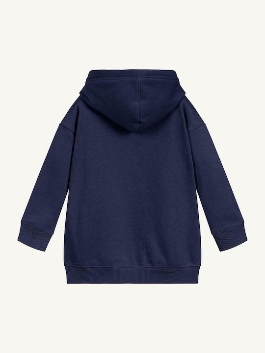Kids Sweatshirt with Hood Navy Blue