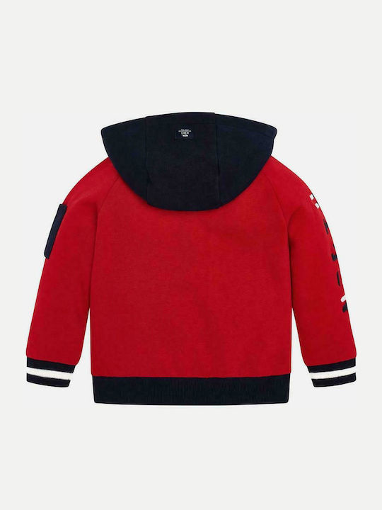 Mayoral Kids Sweatshirt with Hood Red