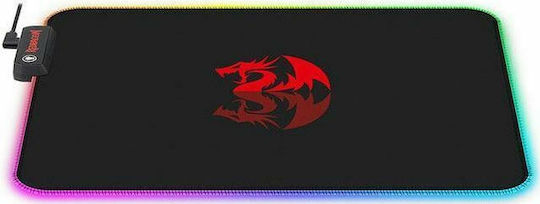 Redragon Pluto Soft P026 Gaming Mouse Pad Medium (330mm) με RGB Φωτισμό Μαύρο 28.03.0008
