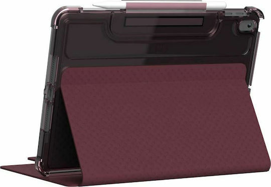 UAG U Lucent Flip Cover Ανθεκτική Aubergine Rose (iPad 2019/2020/2021 10.2'')