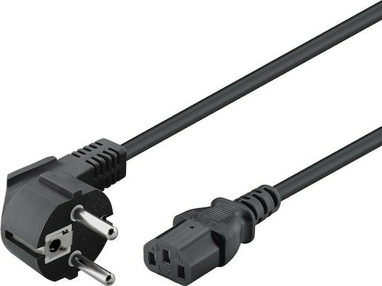 Goobay Schuko - IEC C13 Cable 5m Μαύρο 51320