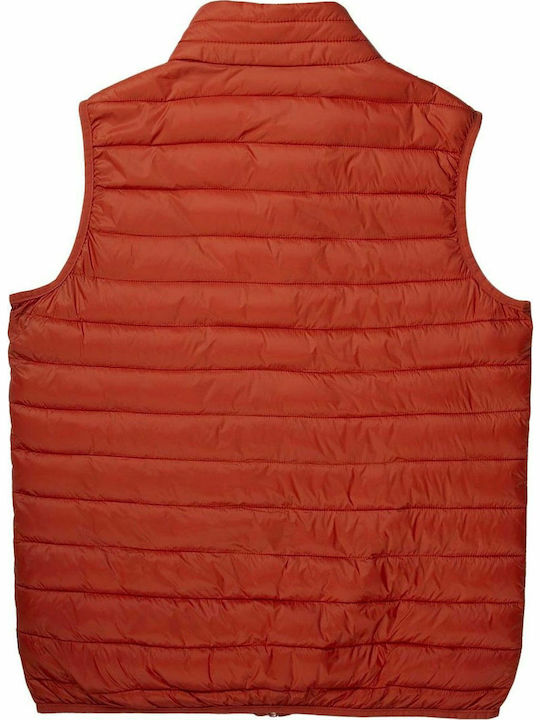 Jachetă fără mâneci Puffer Portocaliu