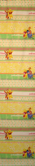 Disney Kids Tab Top Curtain Winnie Honeyday 140x290cm