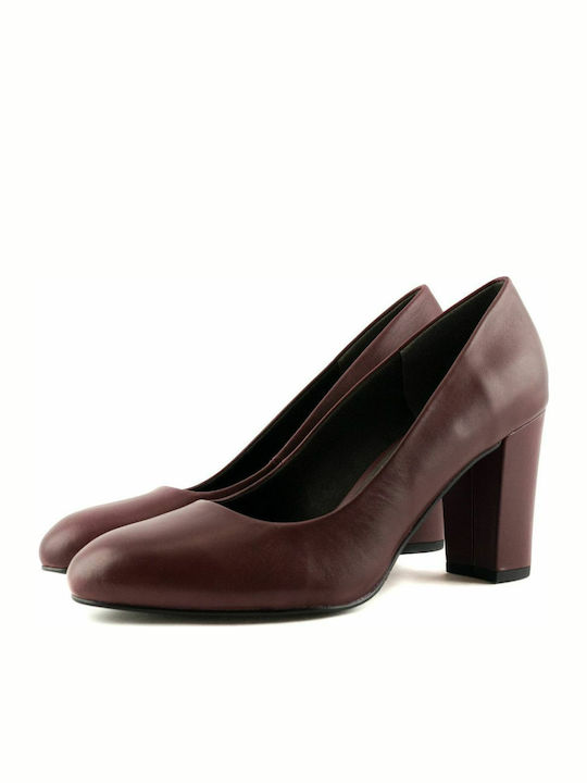 Pointed Toe Burgundy High Heels