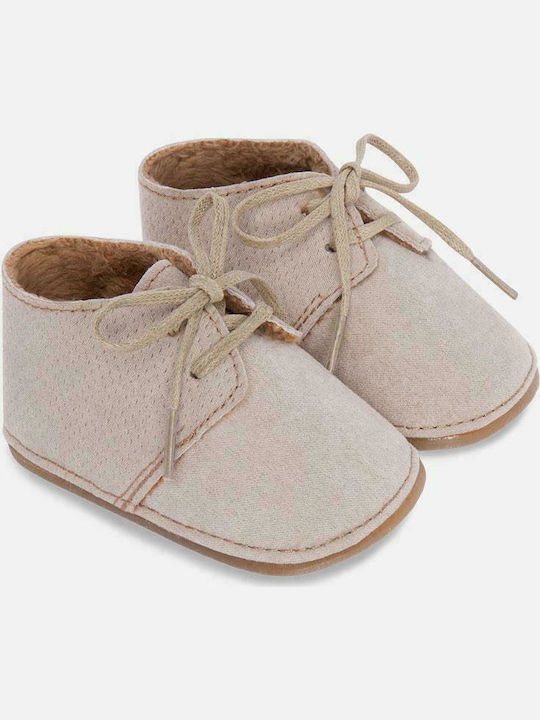 Mayoral Baby Booties Beige