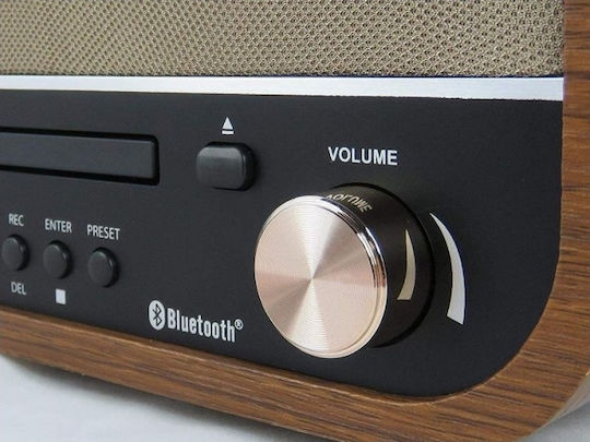 Roadstar Аудиосистема 1 HRA-1782ND+BT 30W с CD / Цифрови медии Player и Bluetooth Кафяв