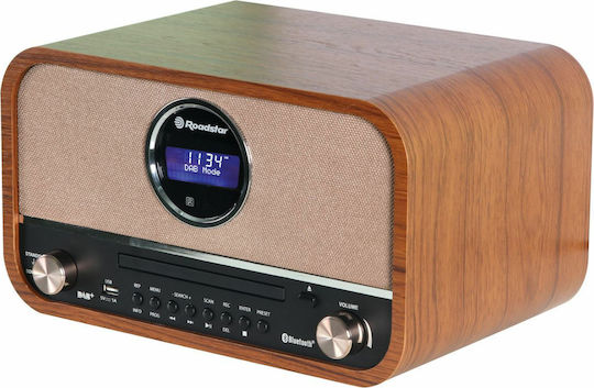 Roadstar Аудиосистема 1 HRA-1782ND+BT 30W с CD / Цифрови медии Player и Bluetooth Кафяв