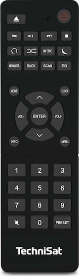 Technisat Soundsystem 2 DigitRadio 370 IR 0000/3949 10W mit CD / Digitale Medien Player, WiFi und Bluetooth Schwarz