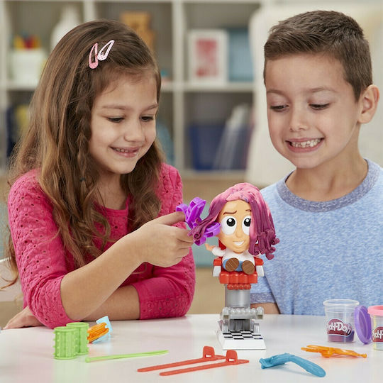 Hasbro Play-Doh Knete - Spiel-Set Crazy Cuts Stylist Hair Salon für Alter 3+ 8 Stück