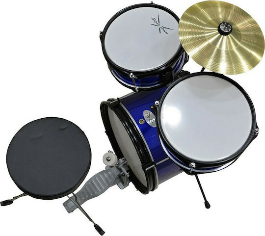 Super Drum Super Drum TD024 Junior Drum Set Blue