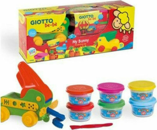 Giotto Plasticine Bebe My Bunny Play Set for 2+ Years 10 Can