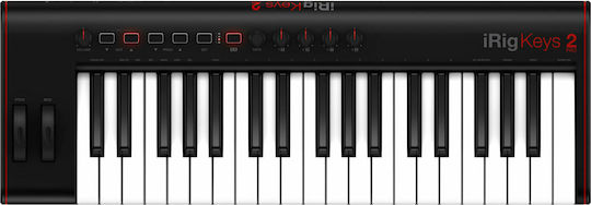 IK Multimedia Midi Keyboard iRig Keys 2 Pro με 37 Πλήκτρα Μαύρο
