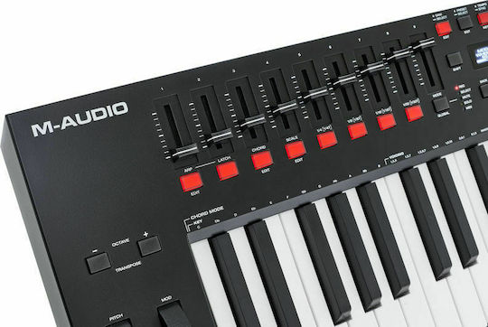 M-Audio Midi Keyboard Oxygen PRO 49 με 49 Πλήκτρα σε Μαύρο Χρώμα