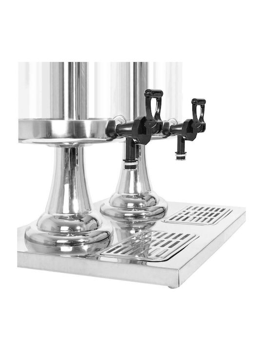 vidaXL Dublu Distribuitor Rece 2x8lt L56 x L35 x Î57 cm
