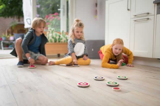 BS Toys Ξύλινο Διαδραστικό Παιχνίδι Indoor Curling για 12+ Ετών