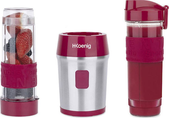 HKoenig SMOO Blender With Plastic Jug 570 ml 300W Pink