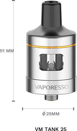 Vaporesso VM 25 Atomizor pentru Țigări Electronice 3ml Negru
