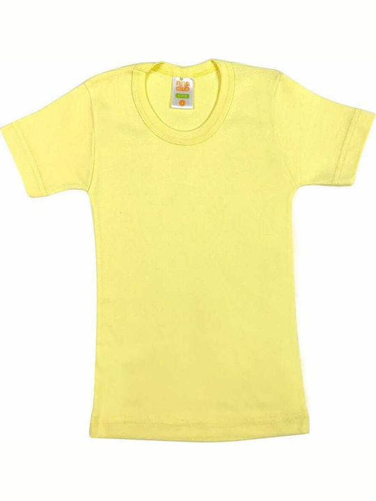 Nina Club Kids Short-Sleeved Yellow Undershirt