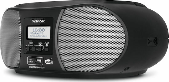 Technisat Digitradio 1990 Φορητό Ηχοσύστημα με CD / USB / Ραδιόφωνο Μαύρο