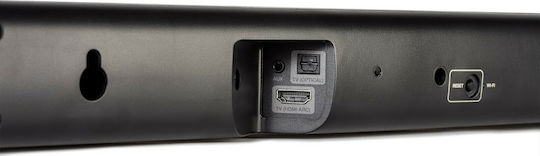 Denon DHT S416 Soundbar 2.1 Bluetooth, HDMI și Wi-Fi cu Telecomanda Negru